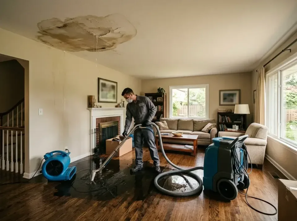 attic-pipe-burst-ceiling-drip-008 — frequently asked questions, Water Damage Restoration & Carpet Care in Plain City, OH